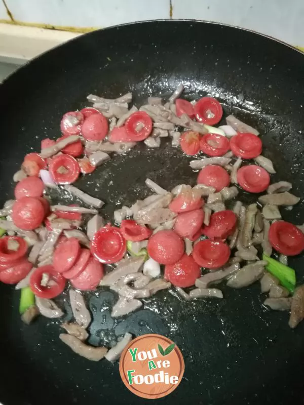 Fried rice with assorted brocade