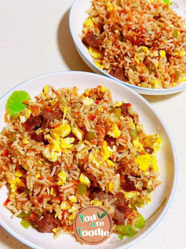 Beef and egg Fried Rice