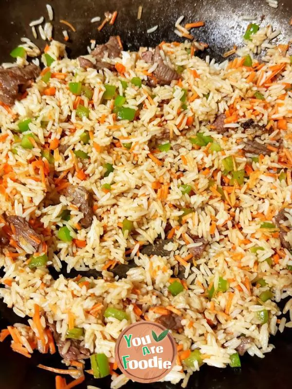 Beef and egg Fried Rice