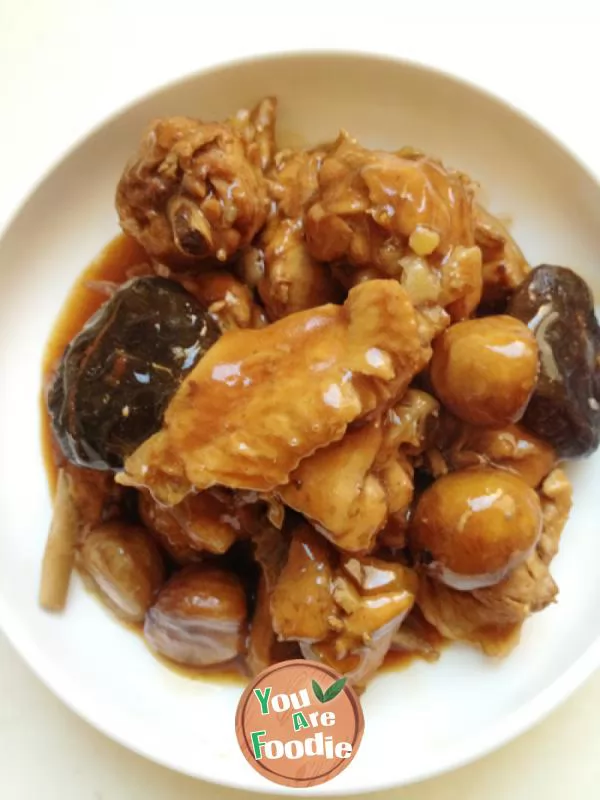 braised chicken with chestnuts