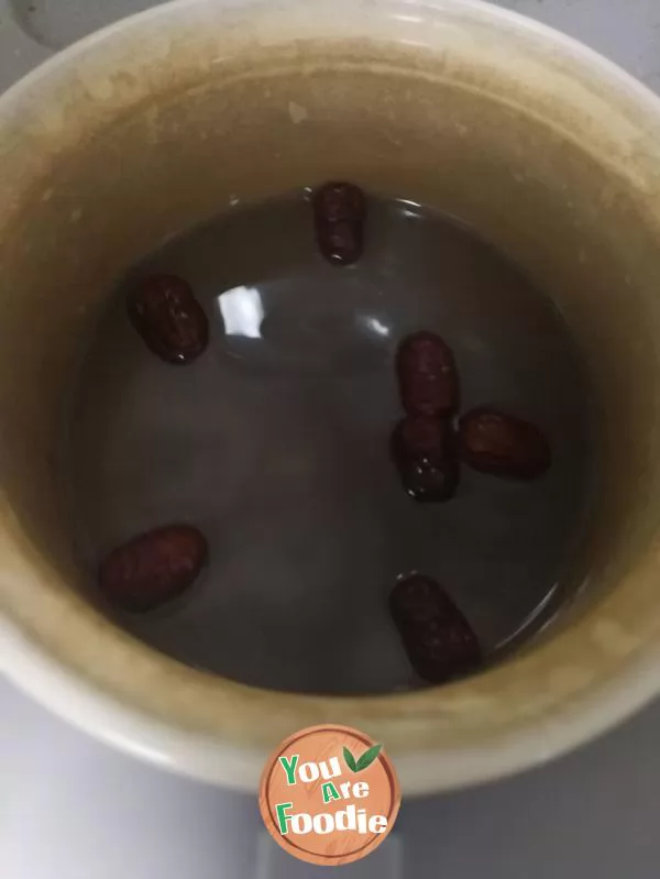 Jujube and red bean porridge