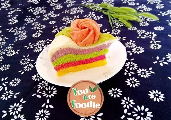 Rainbow-cake