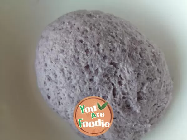 Purple potato steamed bread