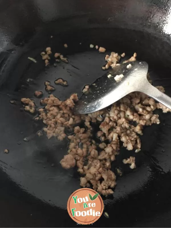 Dry-Fried Green Beans with Minced Pork and Preserved Vegetables