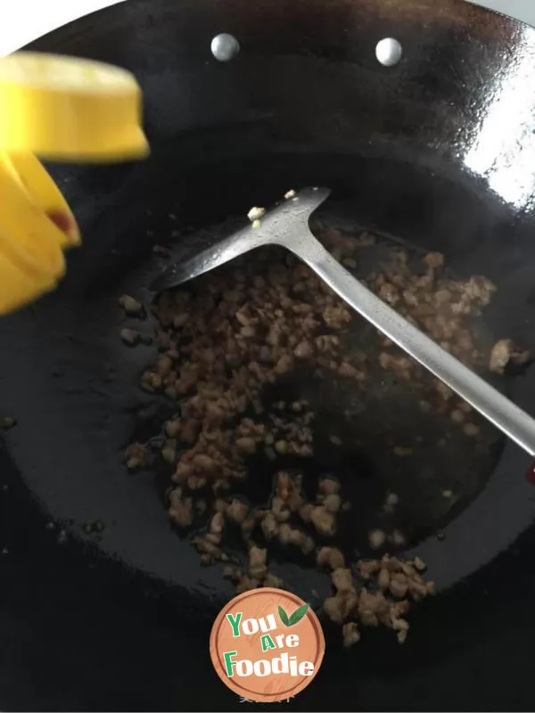 Dry-Fried Green Beans with Minced Pork and Preserved Vegetables