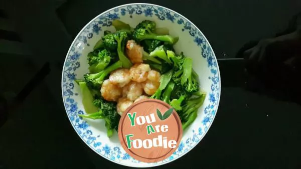 Shrimp with Broccoli