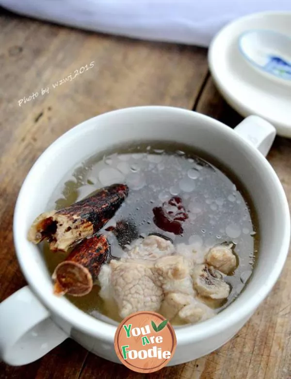 Five-finger-and-peach-spareribs-soup