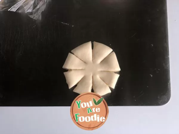 Bread with flower and coconut