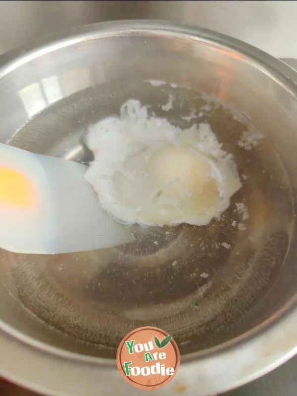 Boiled egg with rice wine mash