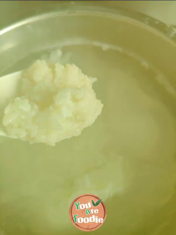 Boiled egg with rice wine mash