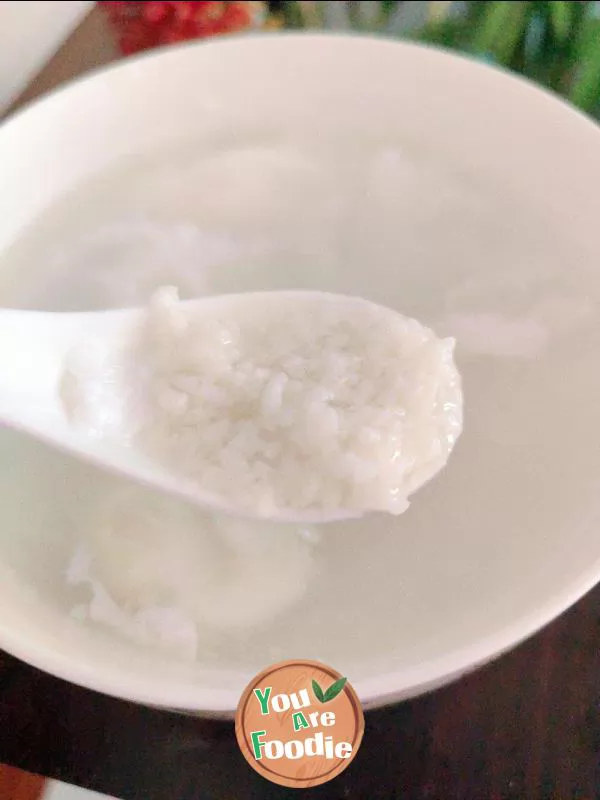 Boiled egg with rice wine mash