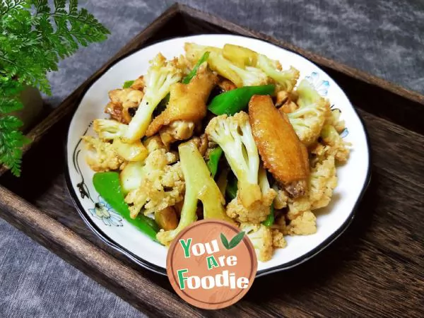 Fried Cauliflower with chicken