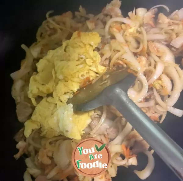 Simple fried noodles