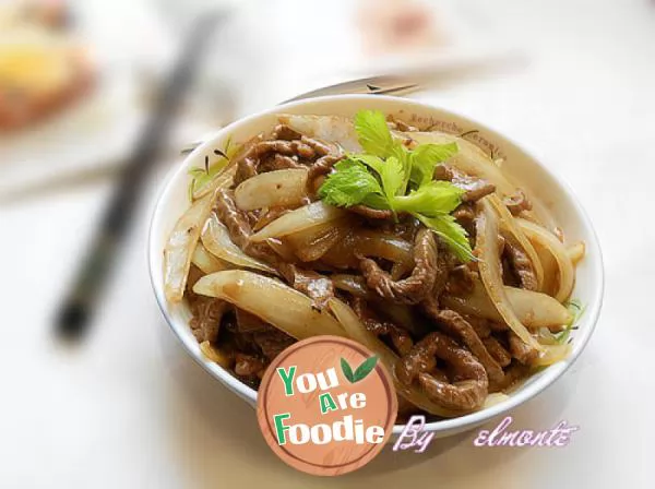 beef with onions 