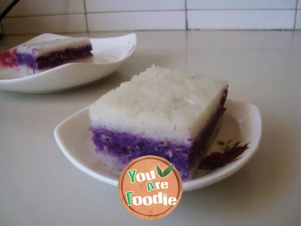 Glutinous-rice-and-purple-potato-cake