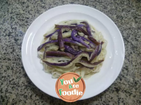 Eggplant noodles