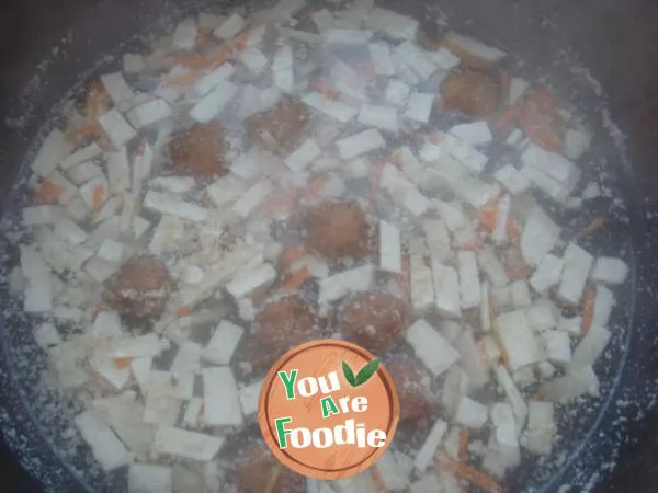 Tofu ball soup