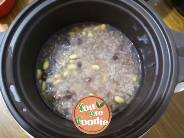 Two bean rice porridge