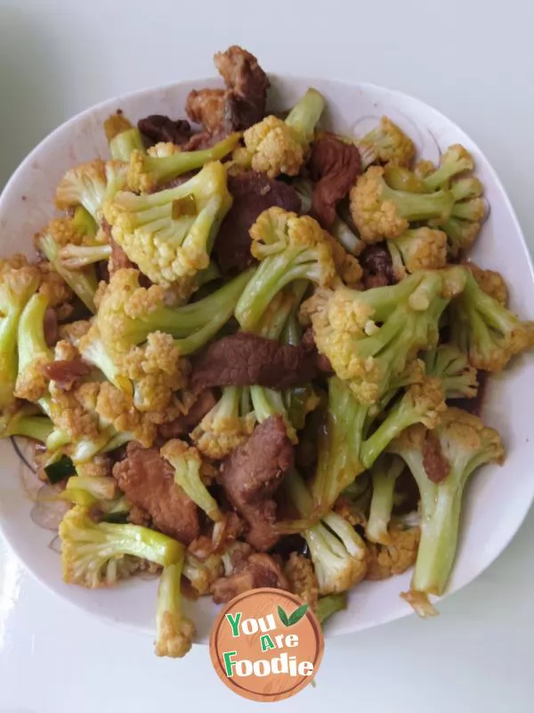 Stir-fried-cauliflower