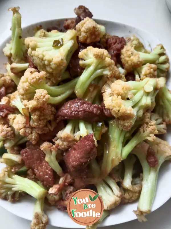 Stir fried cauliflower