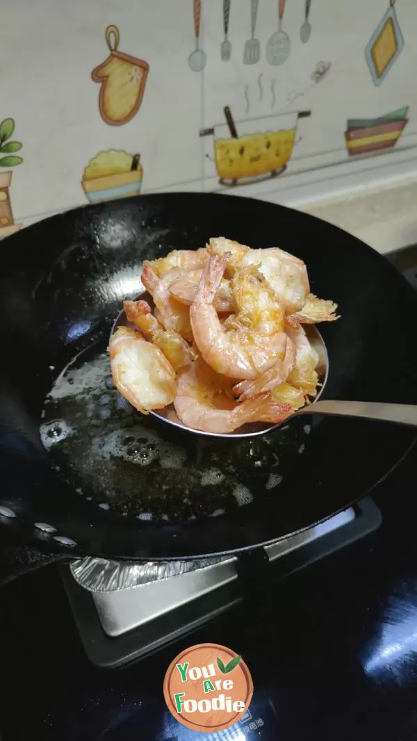 Stir fried Shrimp in Typhoon Shelter