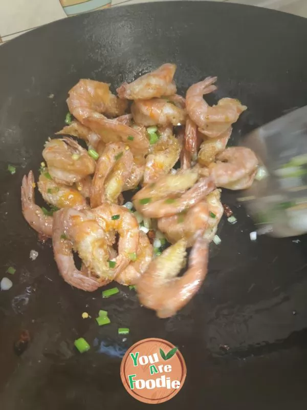 Stir fried Shrimp in Typhoon Shelter