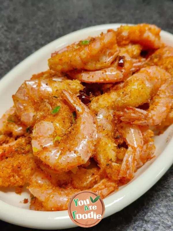 Stir fried Shrimp in Typhoon Shelter