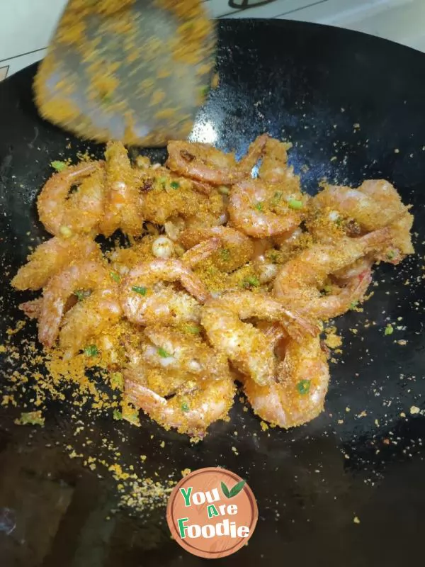 Stir fried Shrimp in Typhoon Shelter