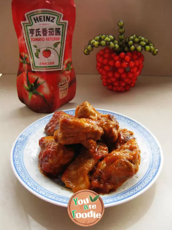 Spare ribs in tomato sauce