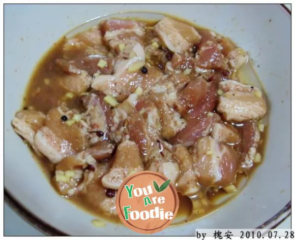 Memories of childhood [Hubei steamed pork with flour]