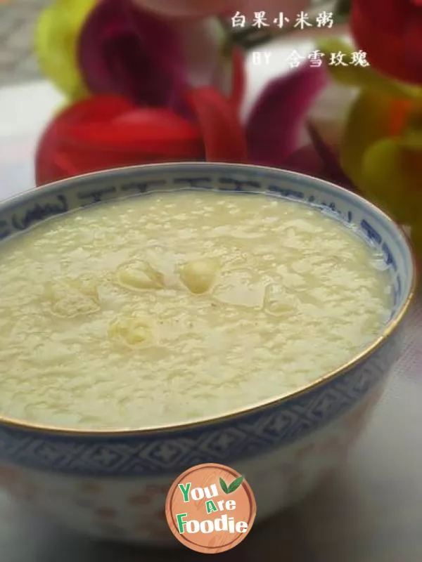 Ginkgo-millet-porridge