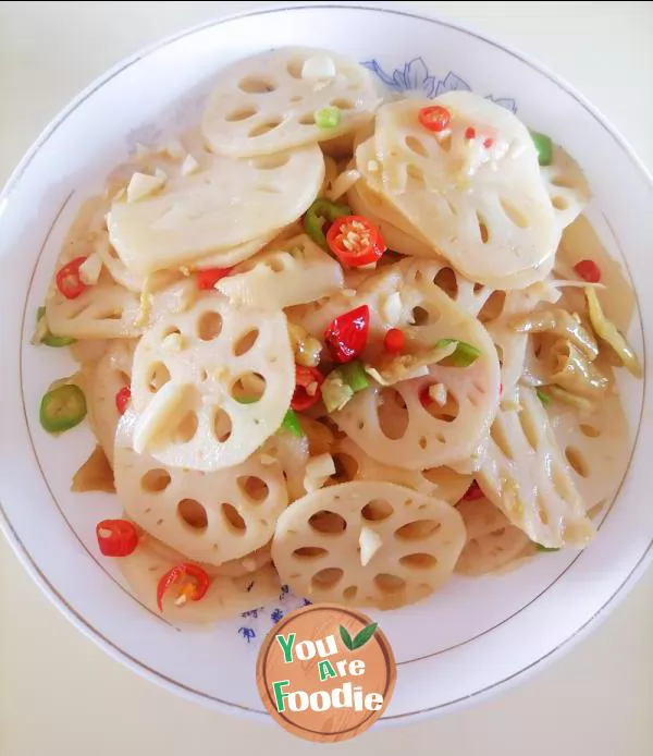 Hot and sour lotus root slices