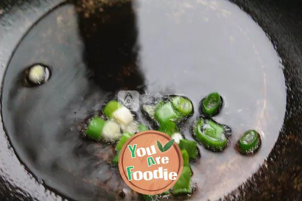 Fried pork with zucchini