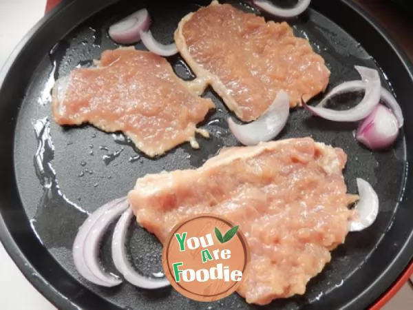 Pan fried pork chops