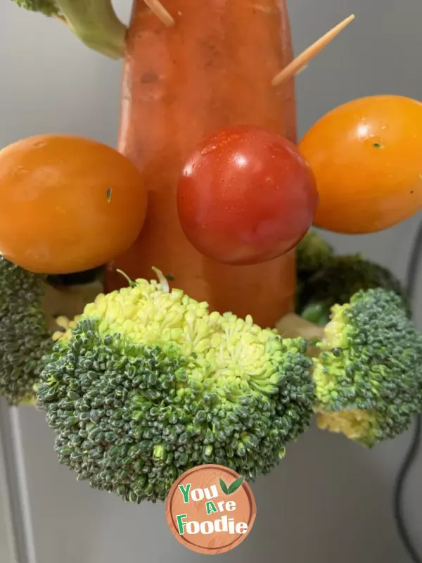 Vegetable Christmas Tree