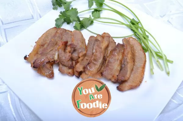 Healthy streaky pork