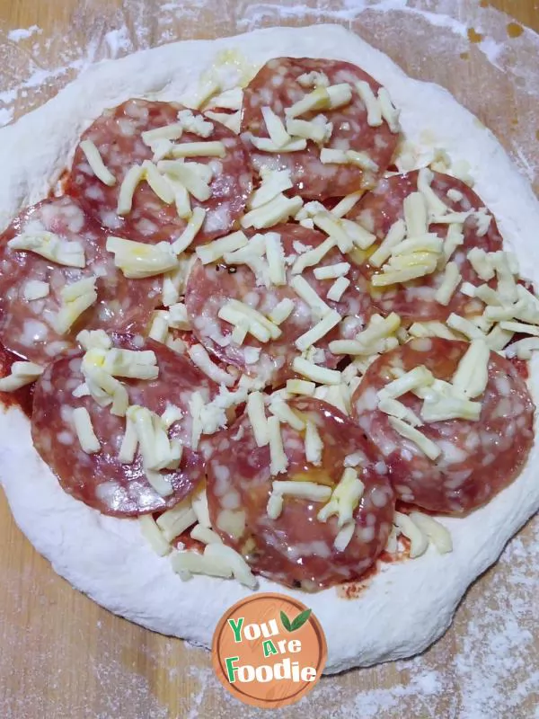 Swiss version pizza