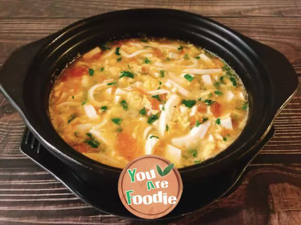 Egg-and-tofu-soup-in-casserole