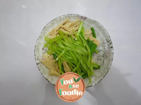 Bean curd with scallion oil