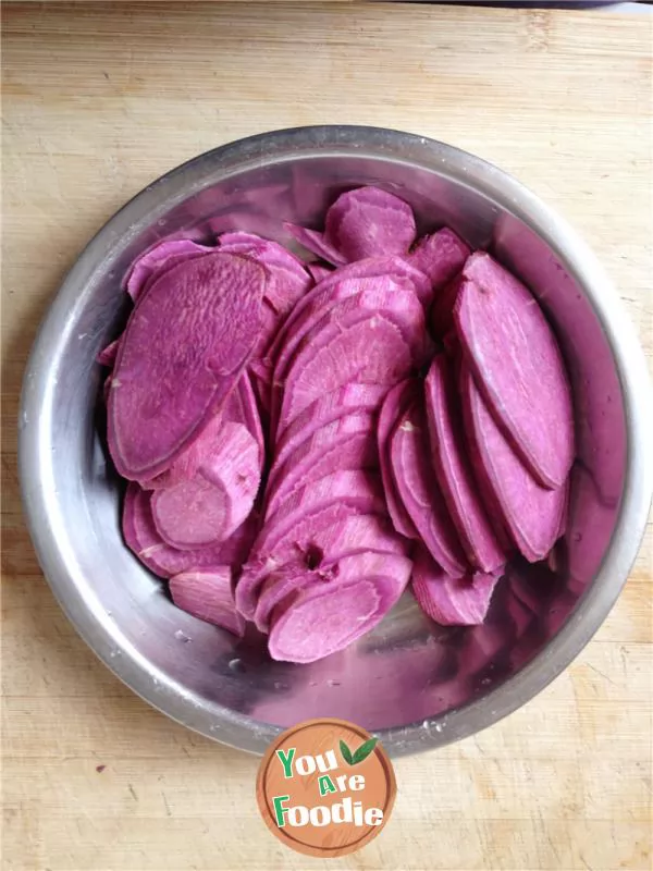 The gift of love ---- milk flavored purple potato paste