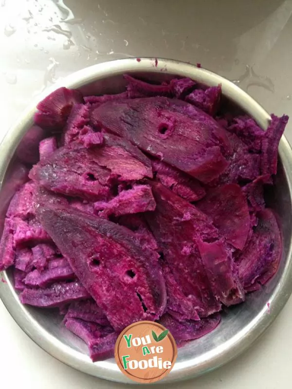 The gift of love ---- milk flavored purple potato paste