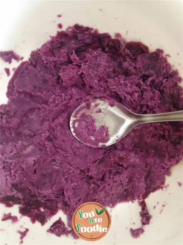 The gift of love ---- milk flavored purple potato paste