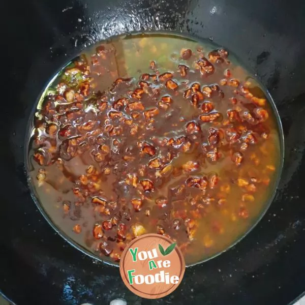 The old Beijing Noodles with Soy Bean Paste