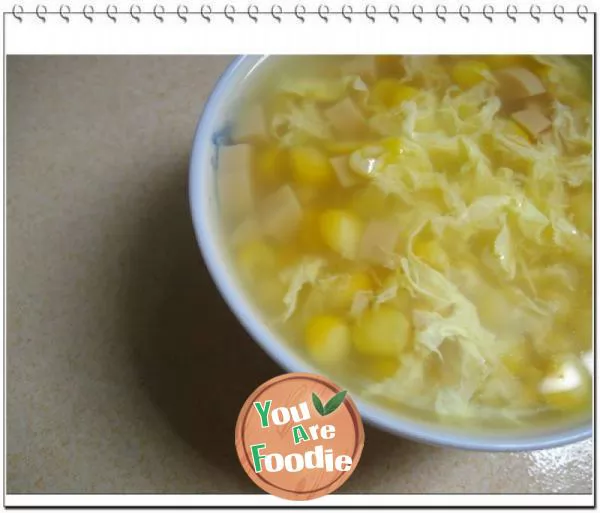 Simple corn soup