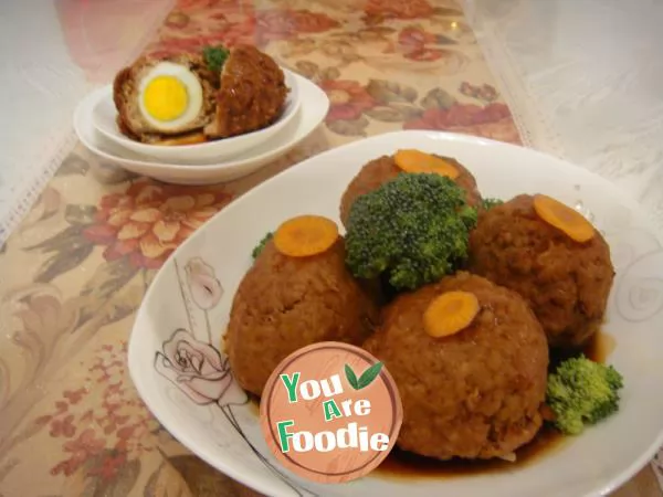 Stewed Pork Ball in Brown Sauce