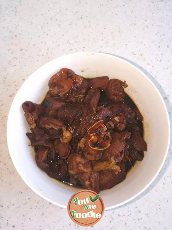 Braised Mutton Head in Brown Sauce