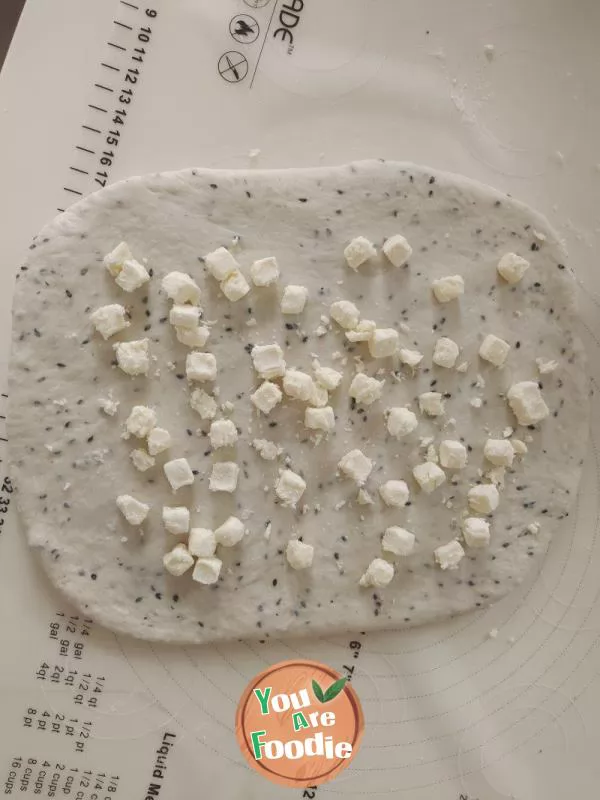 Olive oil sesame cheese bread
