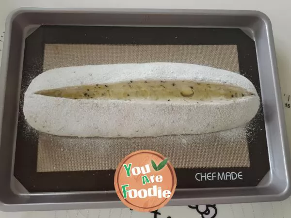 Olive oil sesame cheese bread