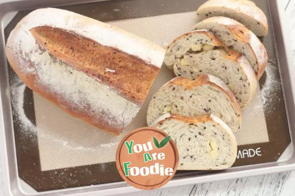 Olive oil sesame cheese bread