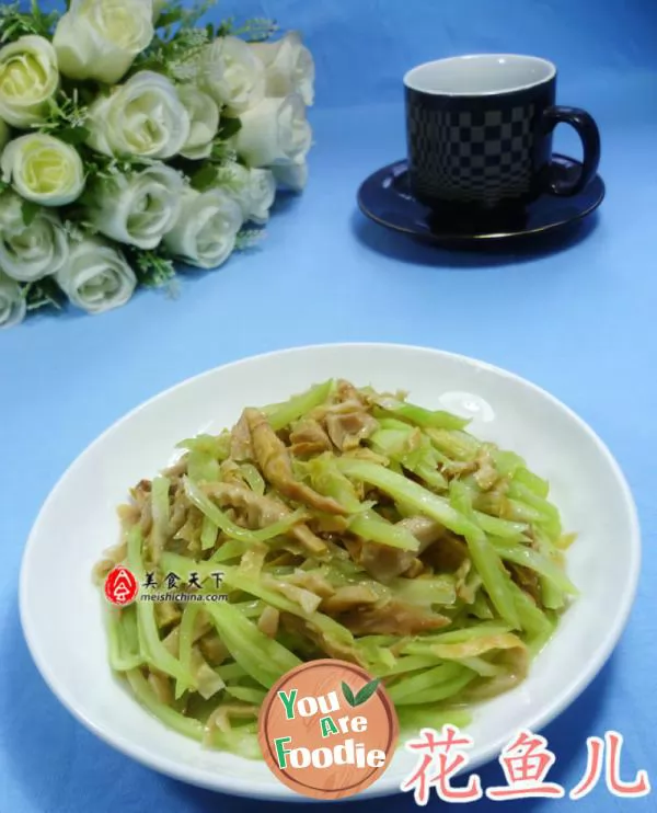 Fried-lettuce-with-lamb-tail